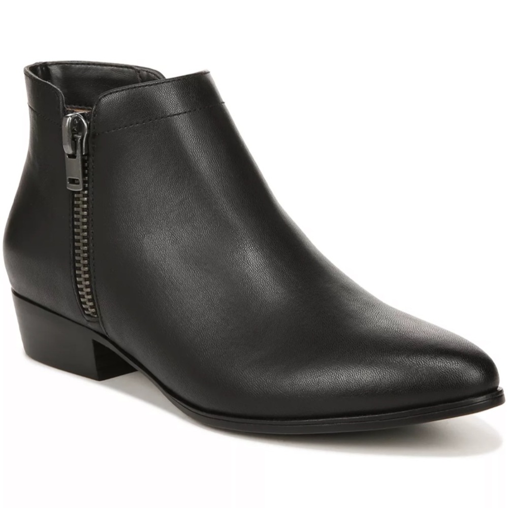 Naturalizer Leather Claire Black Boots Booties size 12